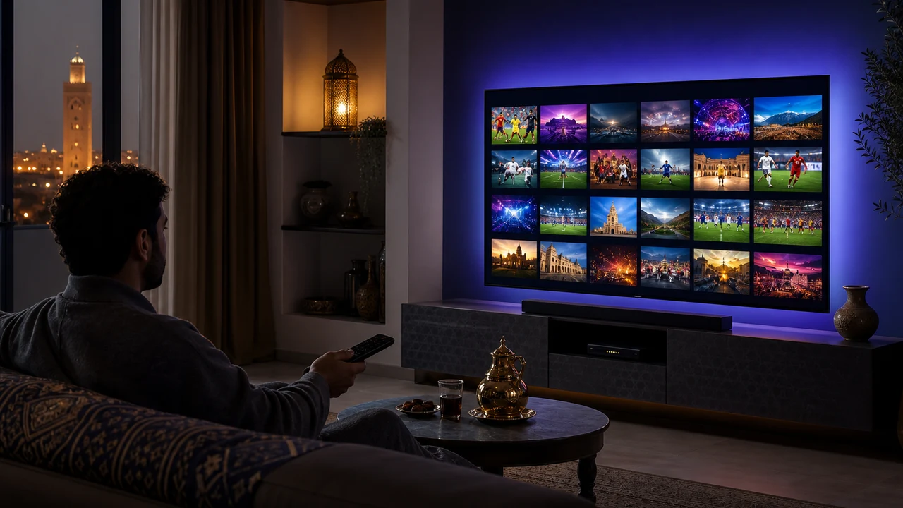 Essai IPTV 24h au Maroc sur Smart TV — test gratuit Digitalmania avant abonnement annuel